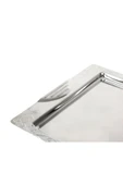 abnturk Paslanmaz Çelik Çay ve Servis Tepsisi 42x30cm Desenli Tepsi Yaşam Boyu Garantili Ultra Lüks Rostfrei - 2