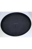 abnturk 2 adet Delikli Alüminyum 40cm Granit Pizza Tavası Yanmaz Yapışmaz En iyi Pizza Pişirme Fırın Tepsisi - 4