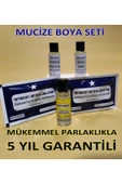 abnturk Koyu Lacivert 5li Kumaş Boya Seti+Sabitleme+Kalıcı için Sirke+Parlaklık için iyotsuz Tuz+2 Adet Boya - 1