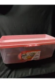 abnturk Pembe Baton Pasta Saklama Kabı 36x15x33 cm - 1