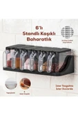 abnturk 6'lı Standlı Kaşıklı Baharat Seti - 3