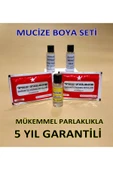 abnturk Kırmızı 5li Kumaş Boyama Seti+Sabitleyici+Kalıcı için Sirke+Parlaklık için iyotsuz Tuz+2 Adet Boya - 1
