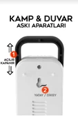 Ledim 69 Led Şarjlı Işıldak Ledli Kamp Lambası El Feneri Projektör Şarj Aydınlatma Ampul Akülü Spot Lamba - 4