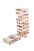 Nani Toys 54 Parça Ahşap Jenga Oyunu - 4