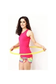 abnturk 3 Adet Bel Çevirme Çemberi Hulahop Renkli Hula Hop 48 cm Hulalop Çember Jimnastik Çemberi Hulohop - 3
