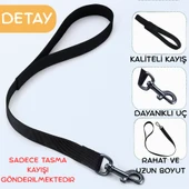 Beylini Dayanıklı Köpek Gezdirme Kayışı Metal Tokalı Bütün Tasmalara Uyumlu Evcil Hayvan Tasması Siyah - 2