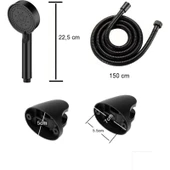 Basınçlı Duş Seti | Hortum + Mafsal + El Duşu | R1003-S - 2