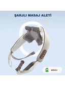 İnsan Eli Hissi Veren Şarjlı Masaj Aleti Ovmalı, Boyun, Sırt Ve Bacak Masaj Cihazı AA179 - 4