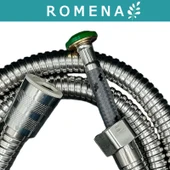 Krom, Çift Katmanlı, Kaliteli Segment Duş Hortumu | R5152-K - 2
