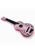 abnturk 6 Telli Oyuncak Klasik Mini Gitar 52 cm Eğitici Çocuk Gitarı Pembe thumbnail 2