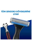 GİLLETTE Sensor3 Tıraş Makinesi + 6 Yedek Tıraş Bıçağı - 6