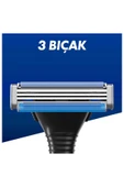 GİLLETTE Sensor3 Tıraş Makinesi + 6 Yedek Tıraş Bıçağı - 3