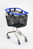 Plastik Market (Alışveriş) Arabası 100 L Loop Mavi - 2