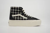 UA SK8-Hi Tapered Stackform  Siyah Unisex VN0A5JMKBMA1 Siyah 40 - 1