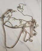 Kendinden Külotlu Mini Etek, Zincir Detaylı Mini Etek, Punk Etek, Gotik Etek, Kemerli Etek - 5