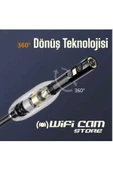 WIWOCAM 360 Rotasyon Motorlu 5 Metre Çift Lensli Sert Kablolu 1080P Ekranlı Tamirci Kamerası - 3