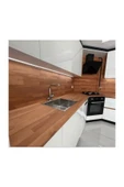 Promasif Ahşap Kayın Mutfak Tezgahı ( Kalınlık: 30 mm.- Genişlik: 640 mm.- Uzunluk: 3000 mm. ) thumbnail 1