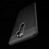 Xiaomi Redmi Note 8 Pro Uyumlu Kamera Korumalı Deri Görünümlü Silikon Kılıf - 7