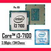 2.EL Intel Core i3 7100 3.90 Ghz 3mb Cache Lga 1151 PİN İŞLEMCİ - 1
