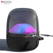 Yesido YSW08 RGB Kablosuz Hoparlör - Siyah - 7