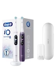 Oral-B İo 8 Şarjlı Diş Fırçası Seti 2'li - Beyaz/mor - 1