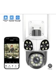 WİFİCAM 3 Kameralı İnsan Takibi Yapabilen Wifi Smart Kamera P6SLite Türkçe  Uygulama - 2