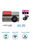 WIFICAM PLUS 2.5K Ekranlı 2 Kameralı WİFİ Araç Kamerası +Park Kiti - 3