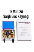 WİFİCAM 12 Volt Şarjlı Kamera Adaptörü Voltaj Korumalı Güç Kaynağı Ups Adaptör - 4