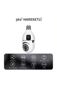 RAYNOX RX-TYS202 Çift kameralı ampule takılabilir Kablosuz uzaktan izleme Wifi Güvenlik Kamerası - 2