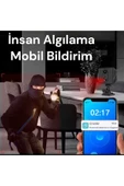 WİFİCAM Pır Sensörlü Mikro Şarjlı WIFI Kamera Hayalet Kızılötesi - 5