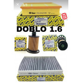 FİAT DOBLO 1.6 MULTİ JET FİLTRE BAKIM SETİ 4 LT MOTOR YAĞ MAGNETEC 5W30 A5 - 2