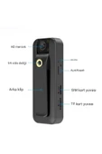WİFİCAM Sim Kartlı Yaka Kamerası Uzaktan İzlenebilir 4G Kamera - 6