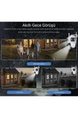 WİFİCAM 3 Kameralı İnsan Takibi Yapabilen Wifi Smart Kamera P6SLite Türkçe  Uygulama - 8