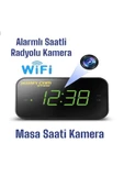 WİFİCAM Masa Saati Kamera Radyolu Ve Alarmlı Dijital Lookcam App - 3