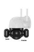 WIFICAM PLUS Icsee Ve Xmye Uyumlu 5 Mp 1080p Projektör Led Aydınlatmalı Ptz Wifi Ip Kamera - 7