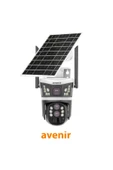 AVENİR AV-S432 4mp 10x Optik Zoom 2 Kameralı Solar Güneş Enerjili Ptz 4g Sim Kartlı Sesli Alarmlı Kamera - 1