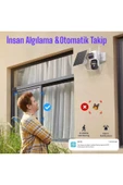 WİFİCAM Çift Kameralı 4G Solar Kamera O-Kam Pro Türkçe Program - 5