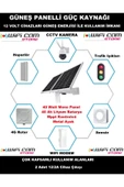 WİFİCAM Lityum Bataryalı Güneş Panel Seti 40 Watt-40 Amper - 2