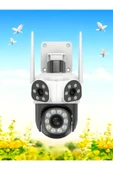 WİFİCAM 3 Kameralı İnsan Takibi Yapabilen Wifi Smart Kamera P6SLite Türkçe  Uygulama - 1