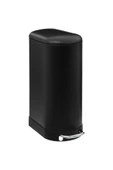 5FiveSmart 5five Simply Smart Ariane 30 Lt Slim Metal Çöp Kovaları Siyah - 1