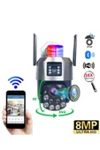 Venas Çift Kameralı 36X Optik motorize zoom 8Mp Ultra HD Polis Çakarlı Wifi Telefon uygulamalı Kamera - 1