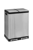 5FiveSmart 5five Simply Smart Ariane 60 Lt Metal Çöp Kovaları Inox - 1