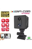 WİFİCAM Pır Sensörlü Mikro Şarjlı WIFI Kamera Hayalet Kızılötesi - 4