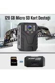 WİFİCAM Wifi Li Gece Görüşlü Ekranlı Yaka Kamerası - 3