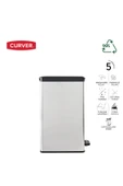 CURVER DecoBin Slim 40L Metal Görünümlü, Yumuşak kapanan, Pedallı, 1. Sınıf Plastik, Çöp Kovası - 2