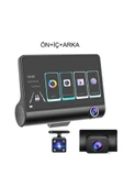 WIWOCAM Araç Kamerası 3 Kameralı Model 1080P Kayıt Geri Görüş Park Kameralı - 2