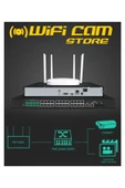 WİFİCAM Sim Kart ile Çalışan 4 Antenli Router Wifi Modem 3G/4G Desteği - 3