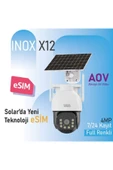 inox -X12 4G E-Simli Solar Kamera - 1