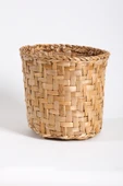 Kapalı Hasır Örgü Çiçek Saksısı H :26 cm - 1
