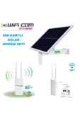 WIFICAM PLUS 60 Watt Panelli Sim Kartlı Güneş Enerjili Dış Mekan Wifi Modem Seti - 2